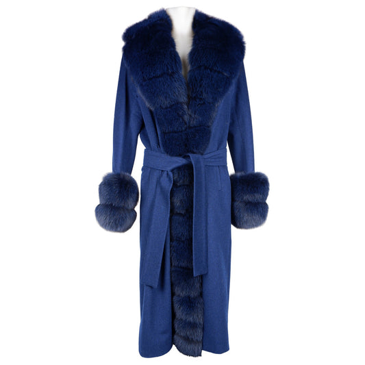 loro piana tessuto - cappotto pelliccia